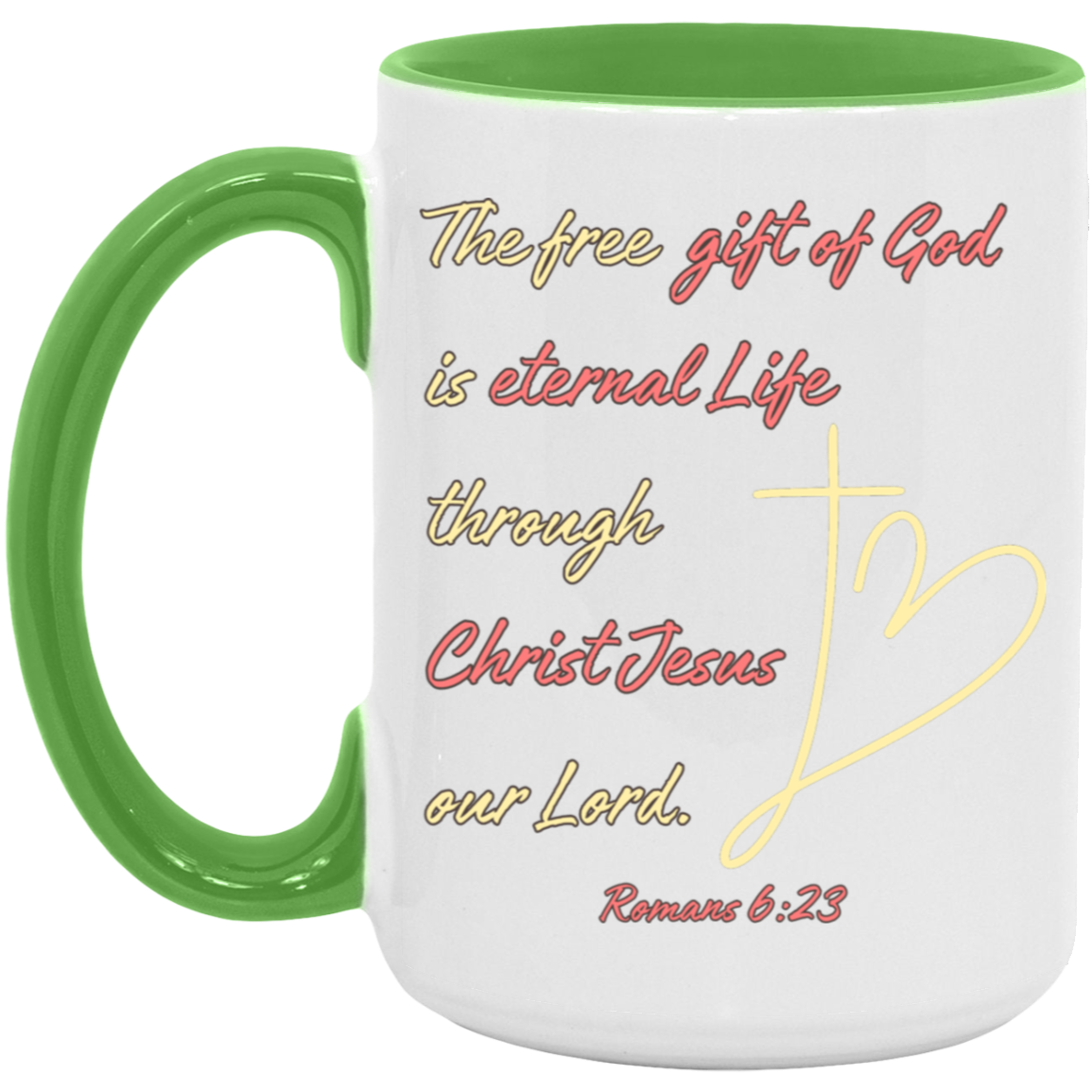 Romans 6:23 15oz. Accent Mug