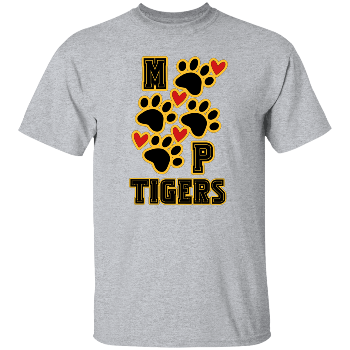 MP Tigers Heart & Sole T-Shirt plus size