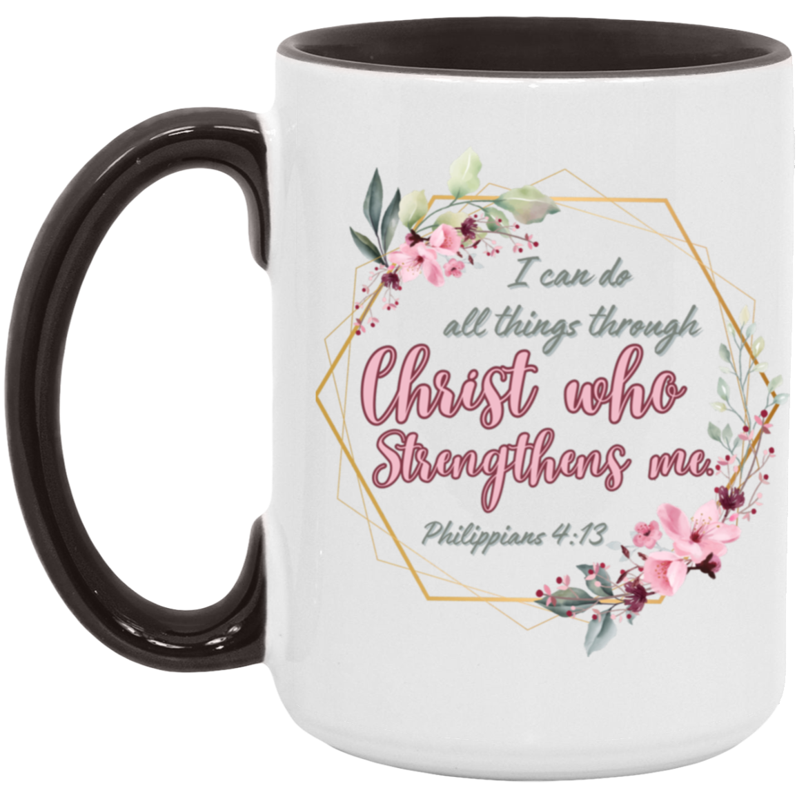 Phil 4:13 15oz. Accent Mug