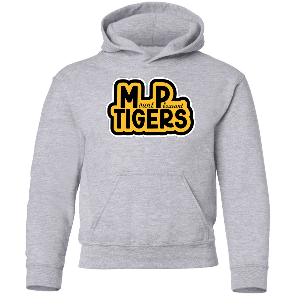 MP Tigers Black & Gold Youth Pullover Hoodie