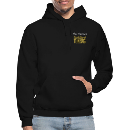 MP Tigers Heart & Sole Name Hoodie- Gildan Heavy Blend Adult Hoodie - black