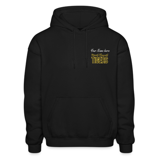 MP Tigers Heart & Sole Name Hoodie- Gildan Heavy Blend Adult Hoodie - black