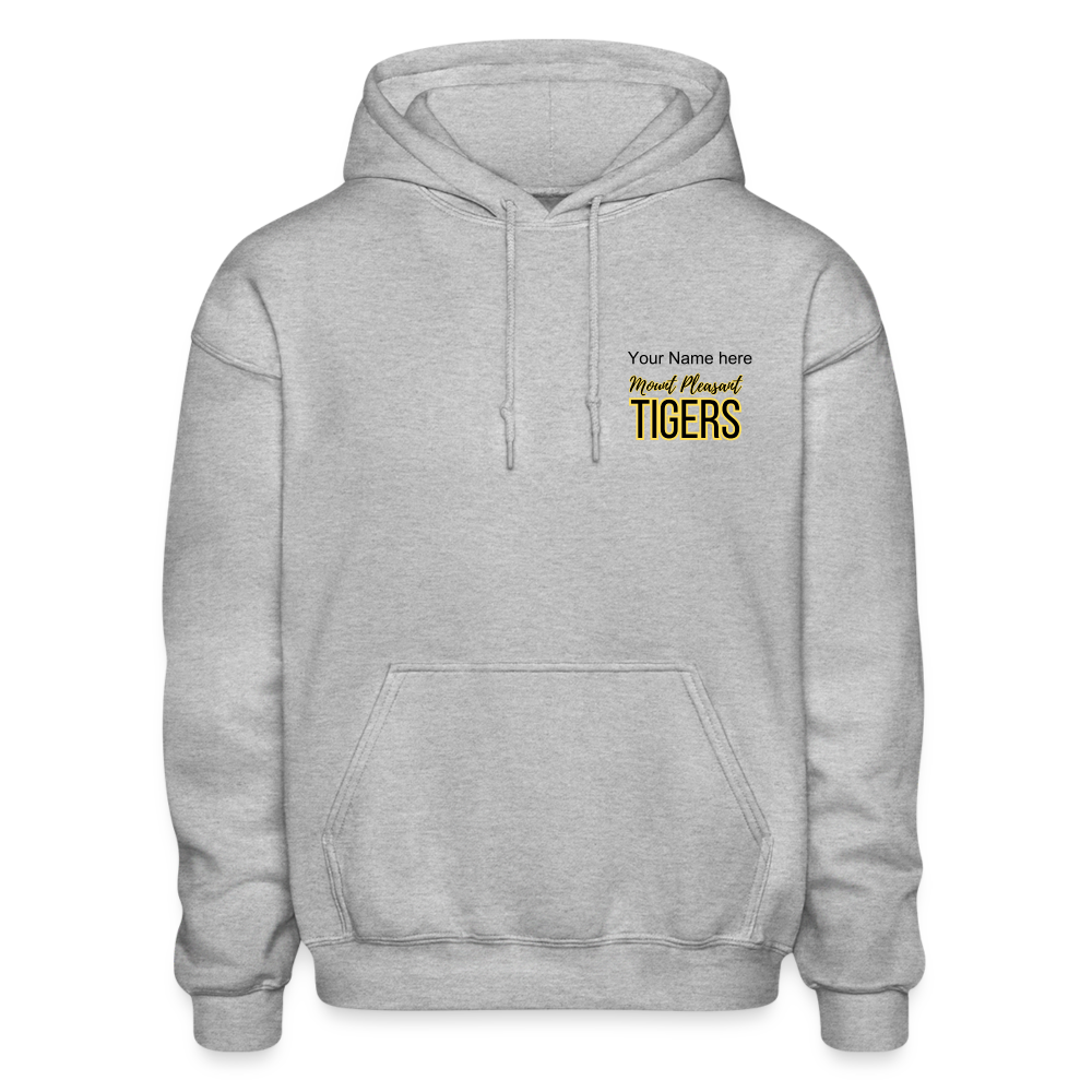 MP Tigers- We are #1- Customizable Name Hoodie- Gildan Heavy Blend Adult Hoodie - heather gray