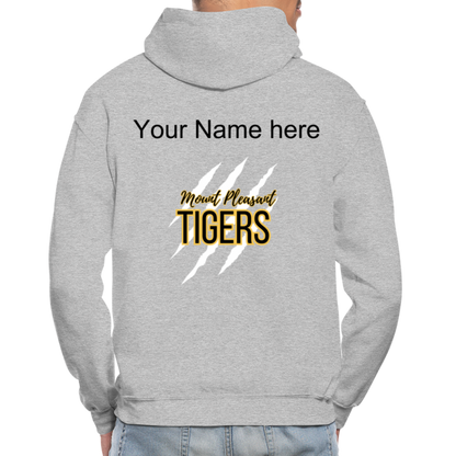 MP Tigers- We are #1- Customizable Name Hoodie- Gildan Heavy Blend Adult Hoodie - heather gray