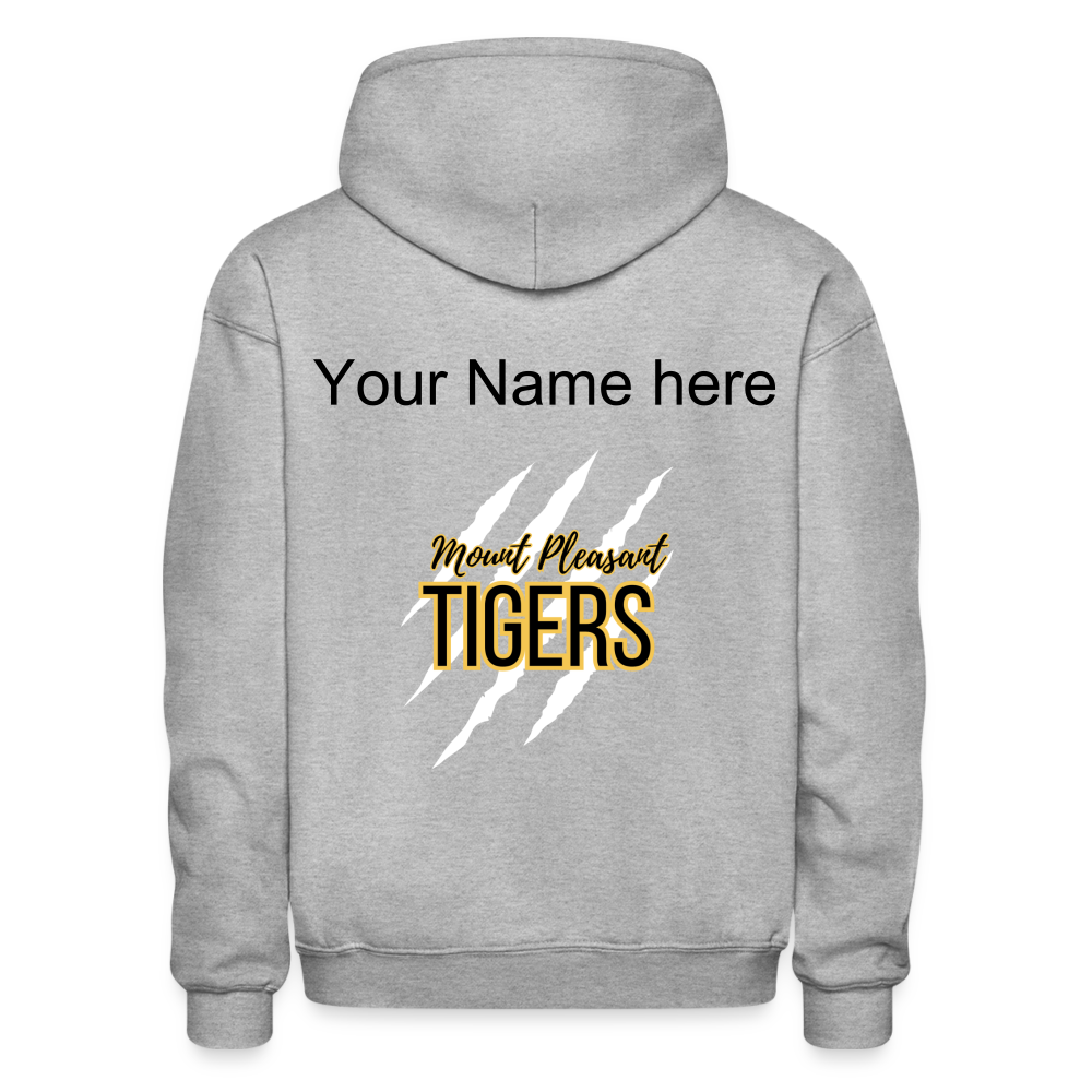 MP Tigers- We are #1- Customizable Name Hoodie- Gildan Heavy Blend Adult Hoodie - heather gray