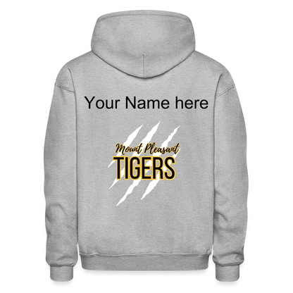 MP Tigers- We are #1- Customizable Name Hoodie- Gildan Heavy Blend Adult Hoodie - heather gray