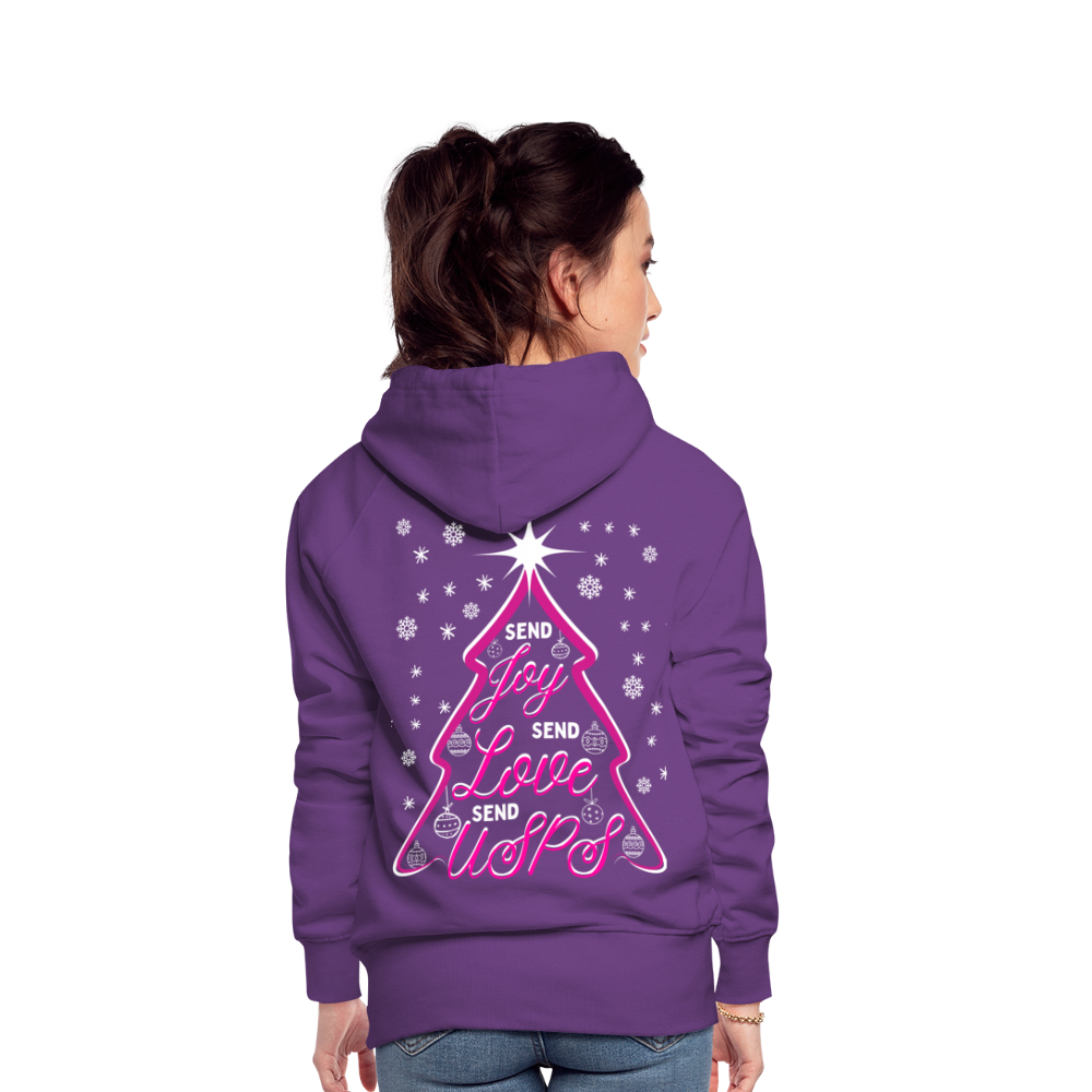 Women’s Premium Hoodie Send USPS - purple 
