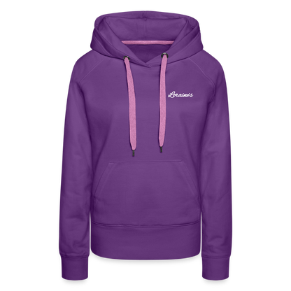 Women’s Premium Hoodie Deu 31:6 - purple 