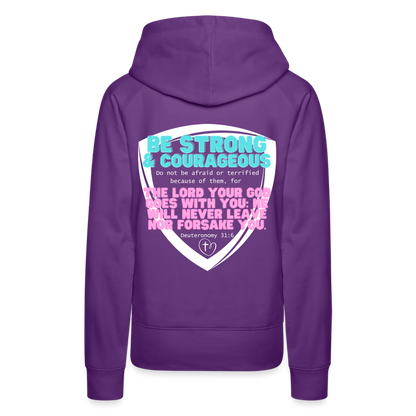 Women’s Premium Hoodie Deu 31:6 - purple 