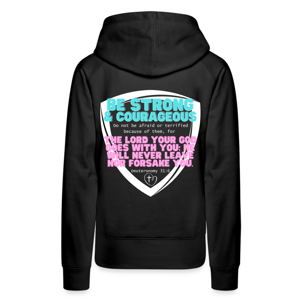 Women’s Premium Hoodie Deu 31:6 - black