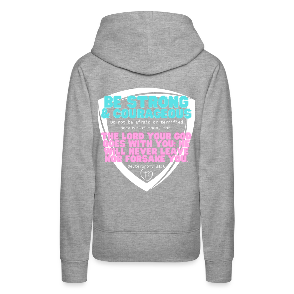 Women’s Premium Hoodie Deu 31:6 - heather grey