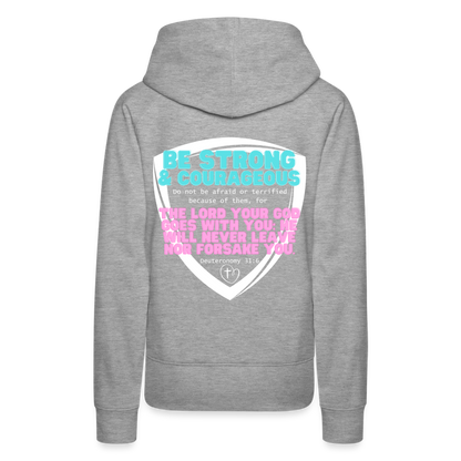 Women’s Premium Hoodie Deu 31:6 - heather grey