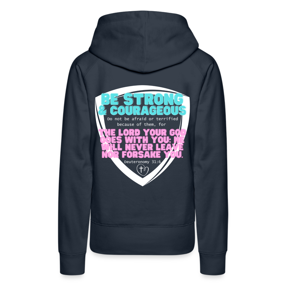 Women’s Premium Hoodie Deu 31:6 - navy