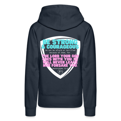 Women’s Premium Hoodie Deu 31:6 - navy