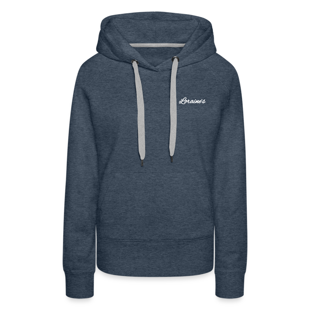 Women’s Premium Hoodie Deu 31:6 - heather denim