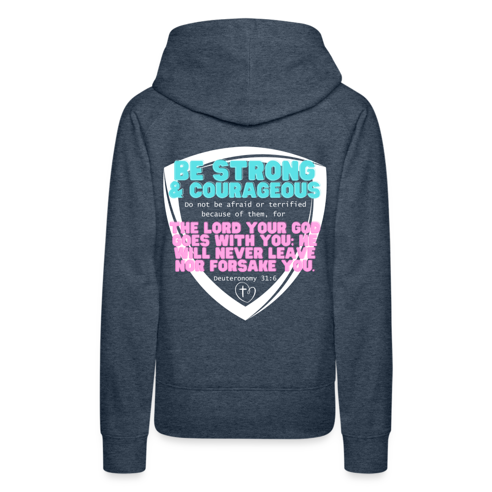 Women’s Premium Hoodie Deu 31:6 - heather denim