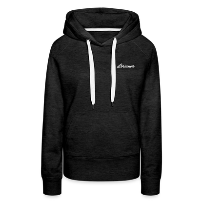 Women’s Premium Hoodie Deu 31:6 - charcoal grey
