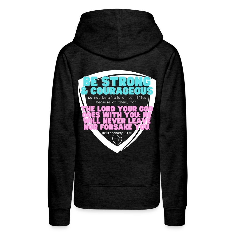 Women’s Premium Hoodie Deu 31:6 - charcoal grey