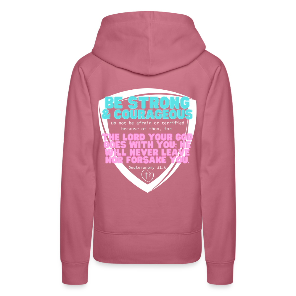 Women’s Premium Hoodie Deu 31:6 - mauve