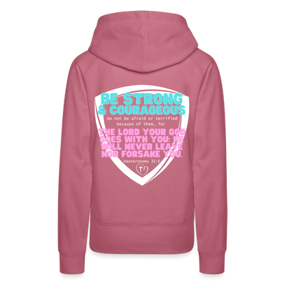 Women’s Premium Hoodie Deu 31:6 - mauve