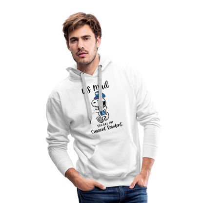 Current Resident front Premium Hoodie - white