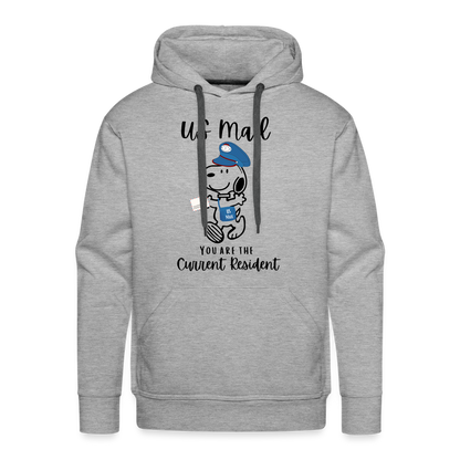 Current Resident front Premium Hoodie - heather grey