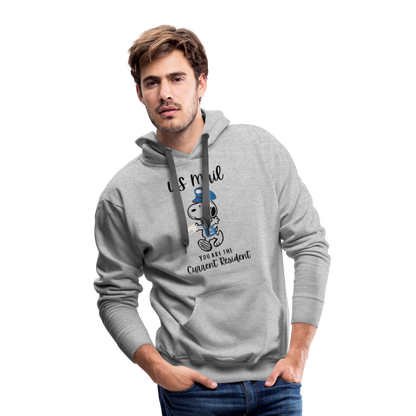 Current Resident front Premium Hoodie - heather grey