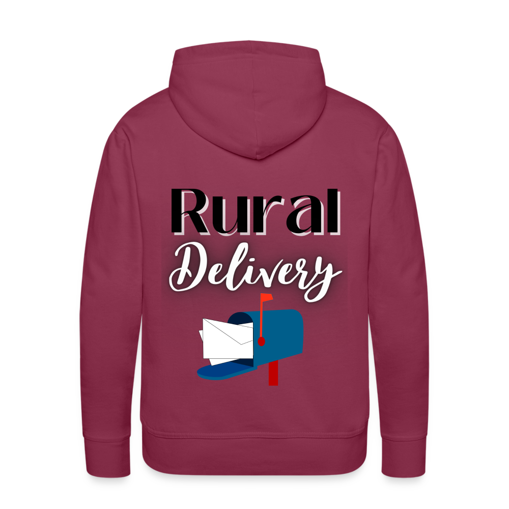 Rural Delivery Premium Hoodie S-5XL - burgundy