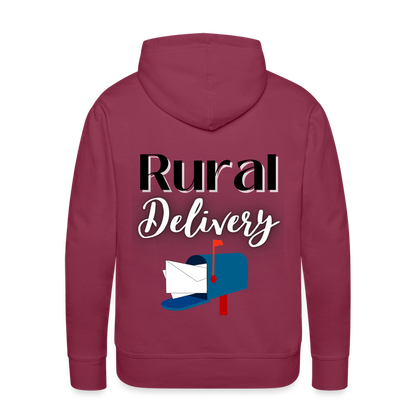 Rural Delivery Premium Hoodie S-5XL - burgundy