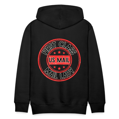 First Class Mail Lady Premium Hoodie S-5XL - black