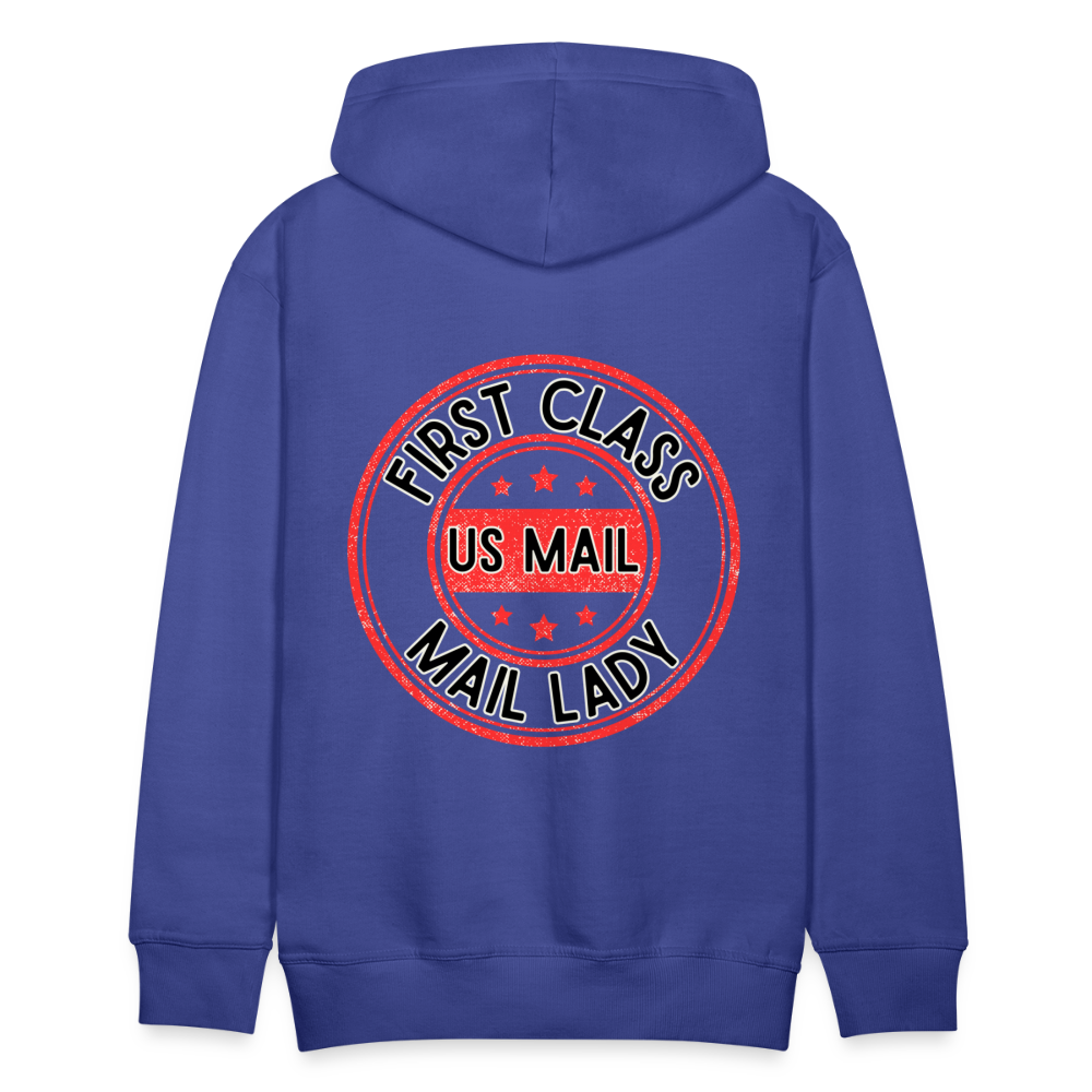 First Class Mail Lady Premium Hoodie S-5XL - royal blue