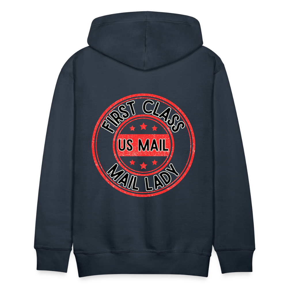 First Class Mail Lady Premium Hoodie S-5XL - navy