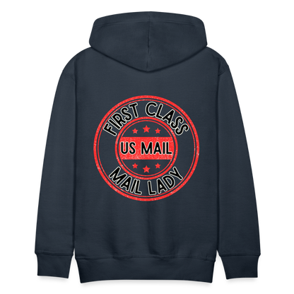 First Class Mail Lady Premium Hoodie S-5XL - navy