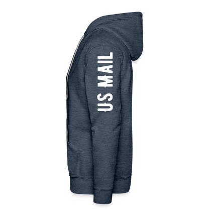 First Class Mail Lady Premium Hoodie S-5XL - heather denim