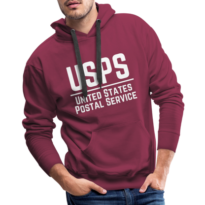 First Class Mail Man Premium Hoodie S-5XL - burgundy