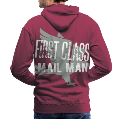 First Class Mail Man Premium Hoodie S-5XL - burgundy