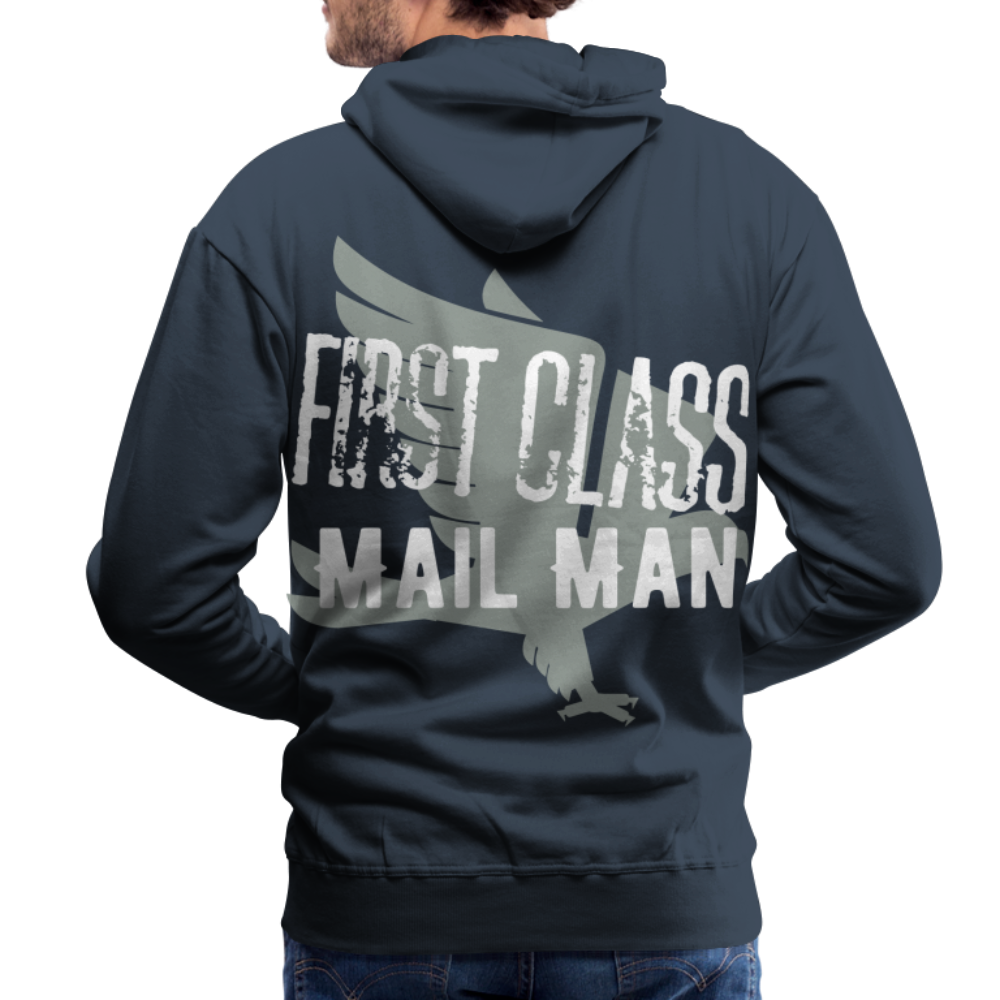 First Class Mail Man Premium Hoodie S-5XL - navy