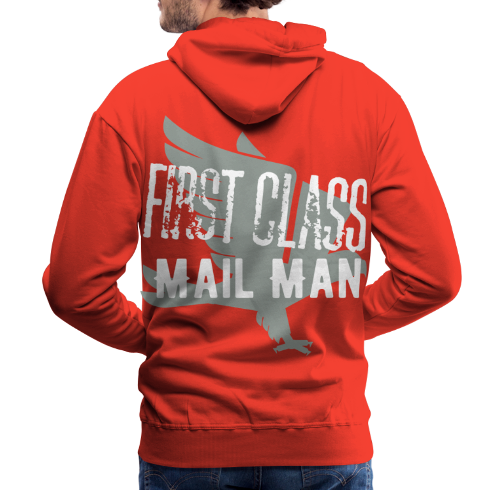 First Class Mail Man Premium Hoodie S-5XL - red