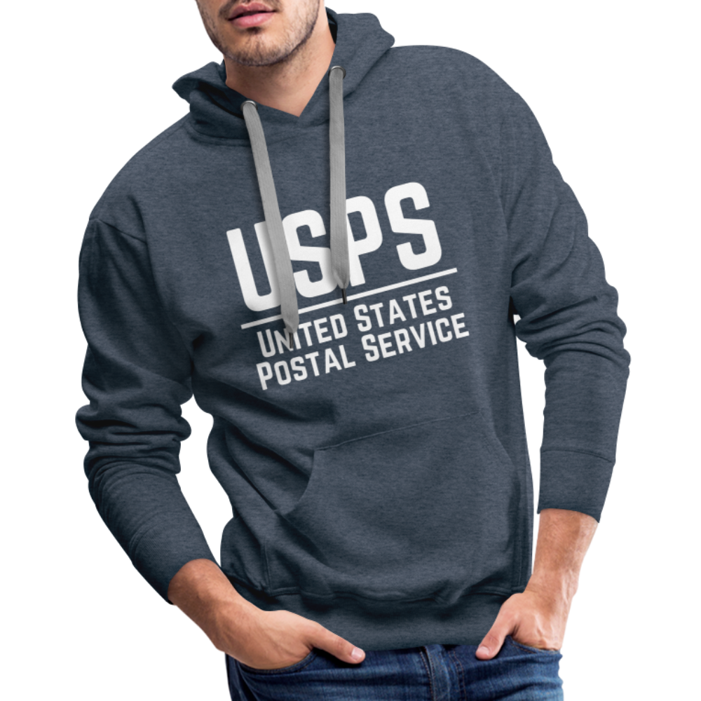 First Class Mail Man Premium Hoodie S-5XL - heather denim