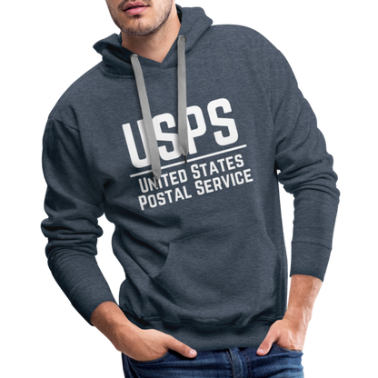 First Class Mail Man Premium Hoodie S-5XL - heather denim