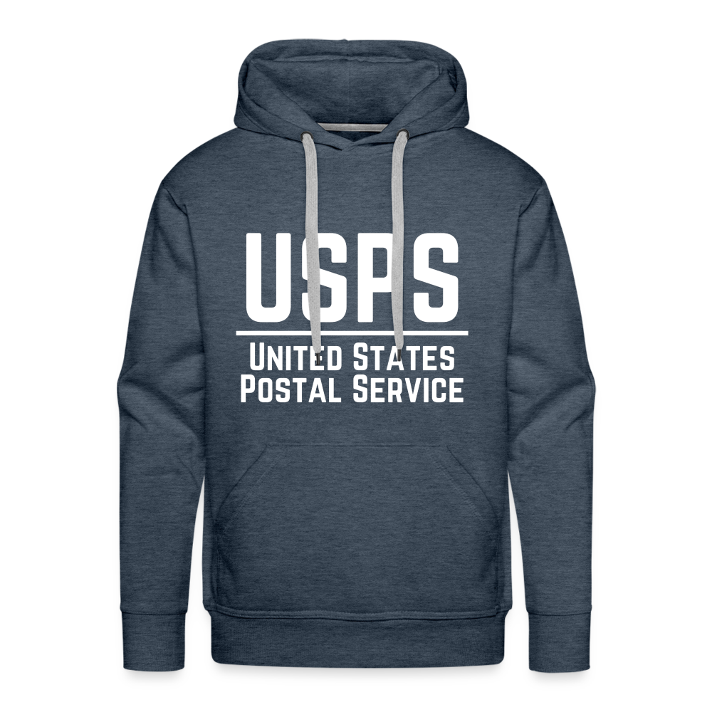 First Class Mail Man Premium Hoodie S-5XL - heather denim