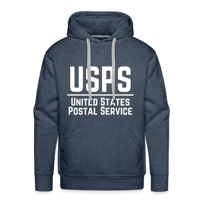 First Class Mail Man Premium Hoodie S-5XL - heather denim