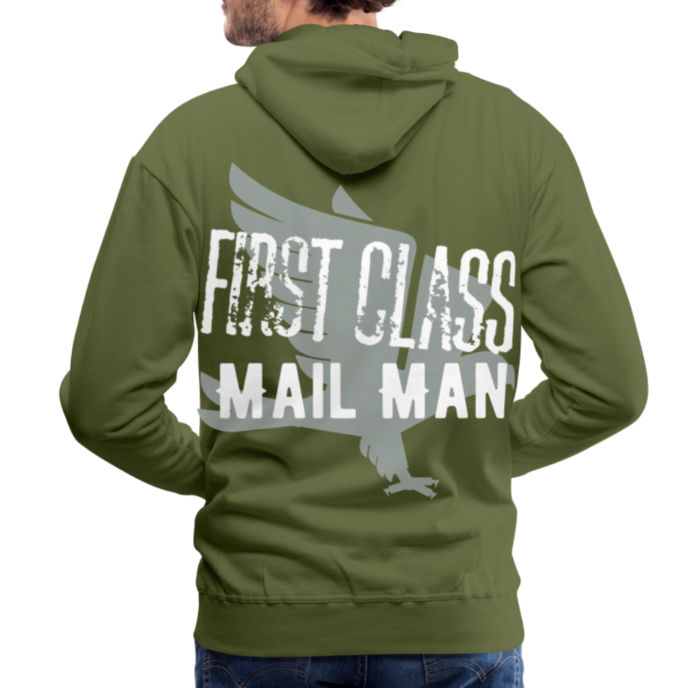 First Class Mail Man Premium Hoodie S-5XL - olive green