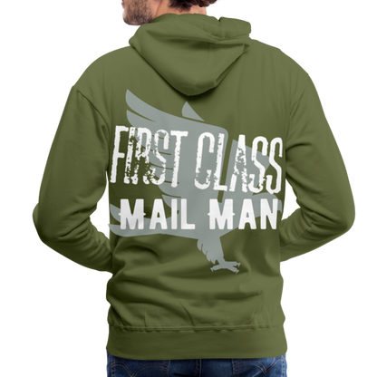 First Class Mail Man Premium Hoodie S-5XL - olive green