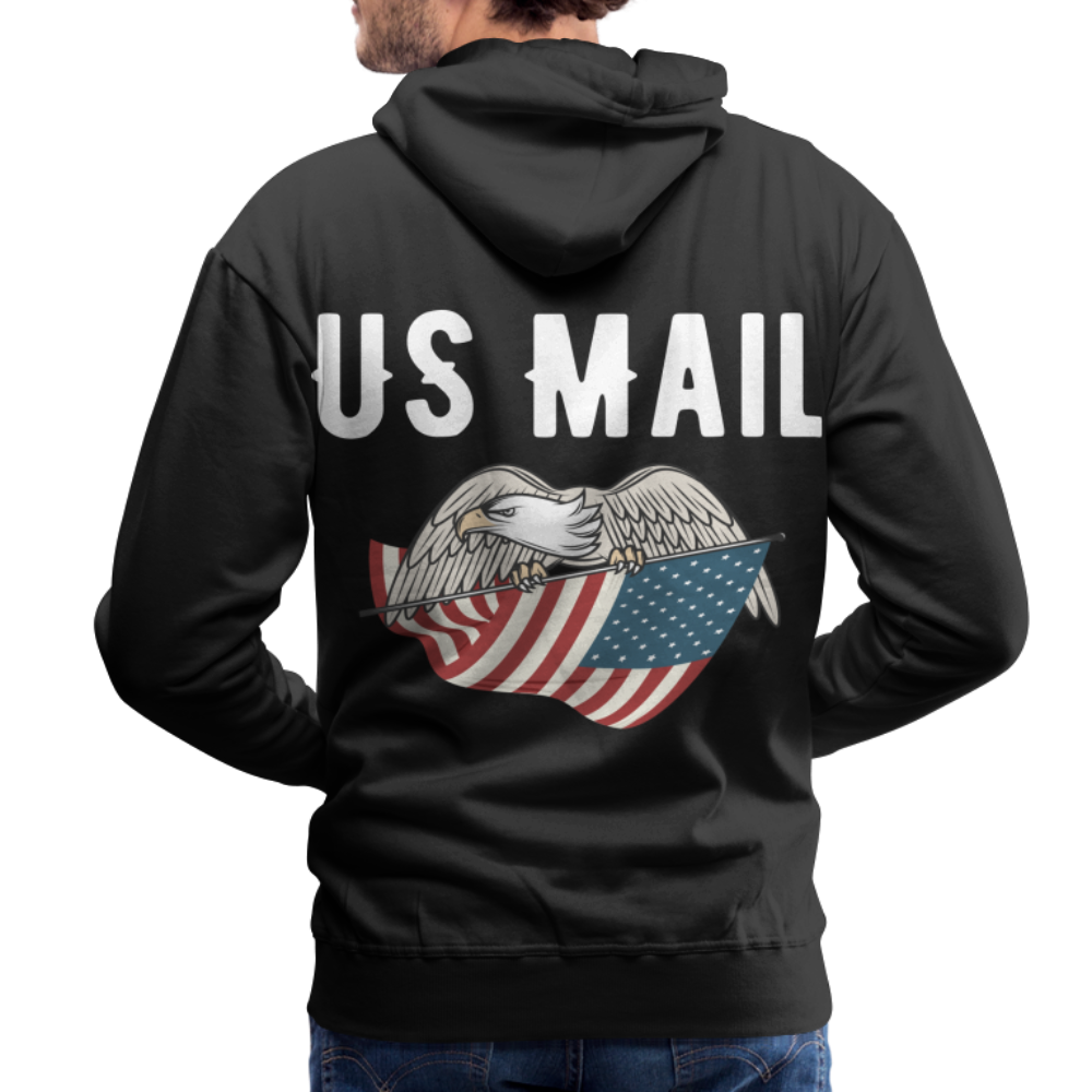 US Mail Eagle & Flag Premium Hoodie S-5XL - black