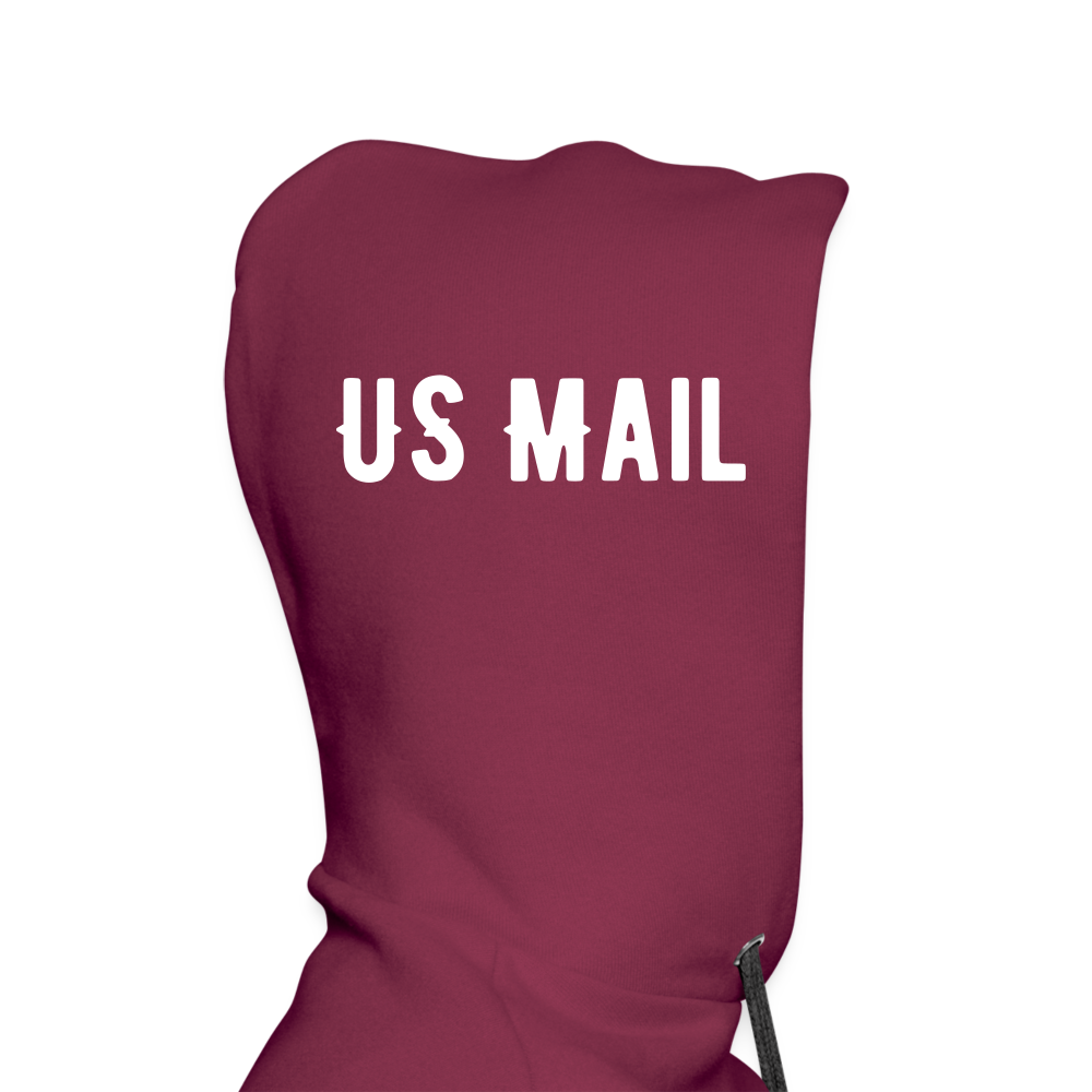 US Mail Eagle & Flag Premium Hoodie S-5XL - burgundy