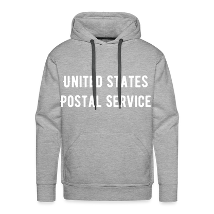 US Mail Eagle & Flag Premium Hoodie S-5XL - heather grey