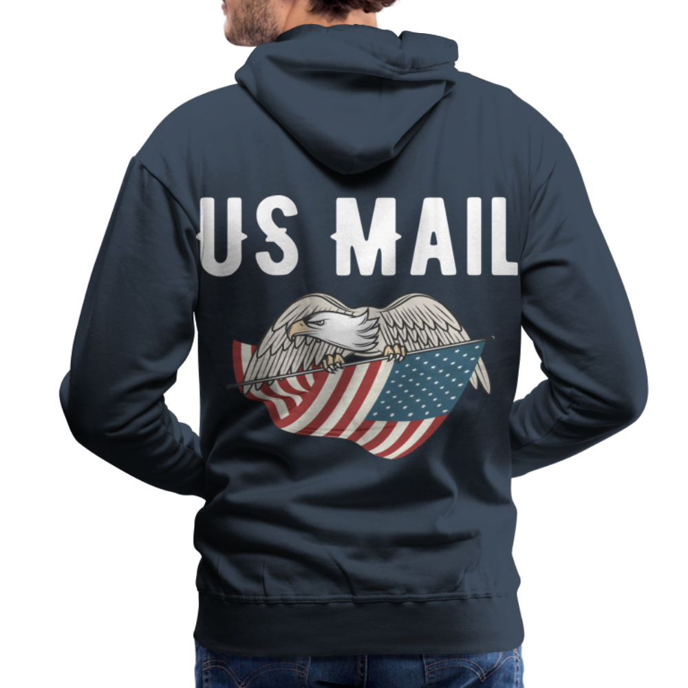 US Mail Eagle & Flag Premium Hoodie S-5XL - navy