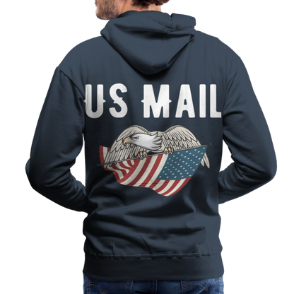 US Mail Eagle & Flag Premium Hoodie S-5XL - navy