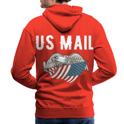 US Mail Eagle & Flag Premium Hoodie S-5XL - red